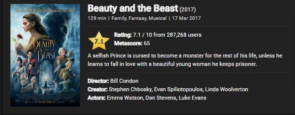 beauty and the beast 2017 full movie watch online free