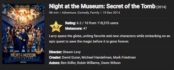 night at the museum 3 in hindi